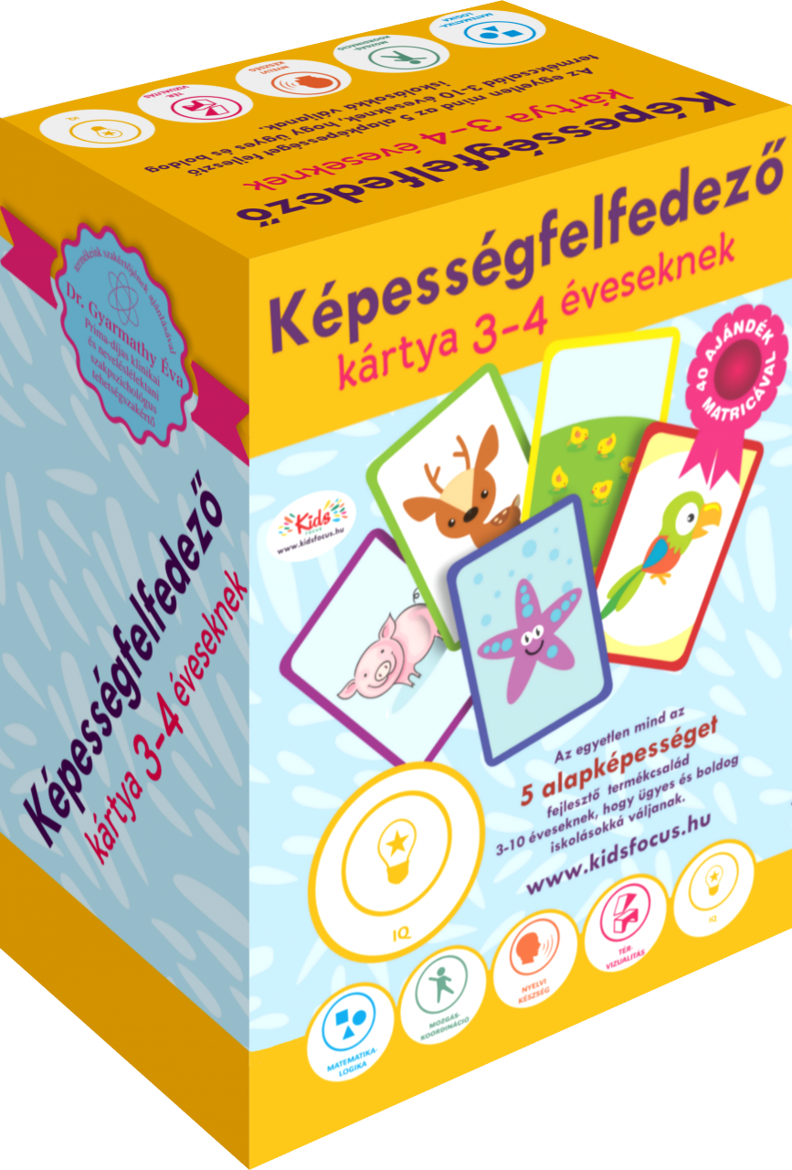 Képességfelfedező kártya 3–4 éveseknek Képességfelfedező kártya 3–4 éveseknek