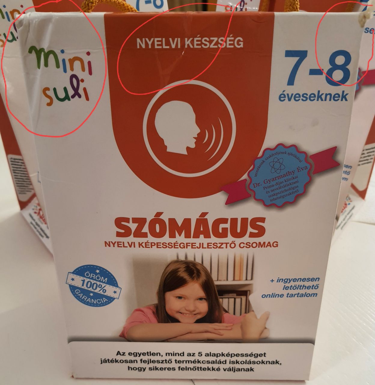 Szómágus – nyelvi képességfejlesztő csomag 7-8 éveseknek (szépséghibás)