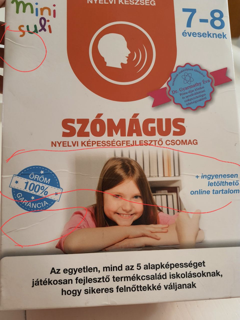 Szómágus – nyelvi képességfejlesztő csomag 7-8 éveseknek (szépséghibás)