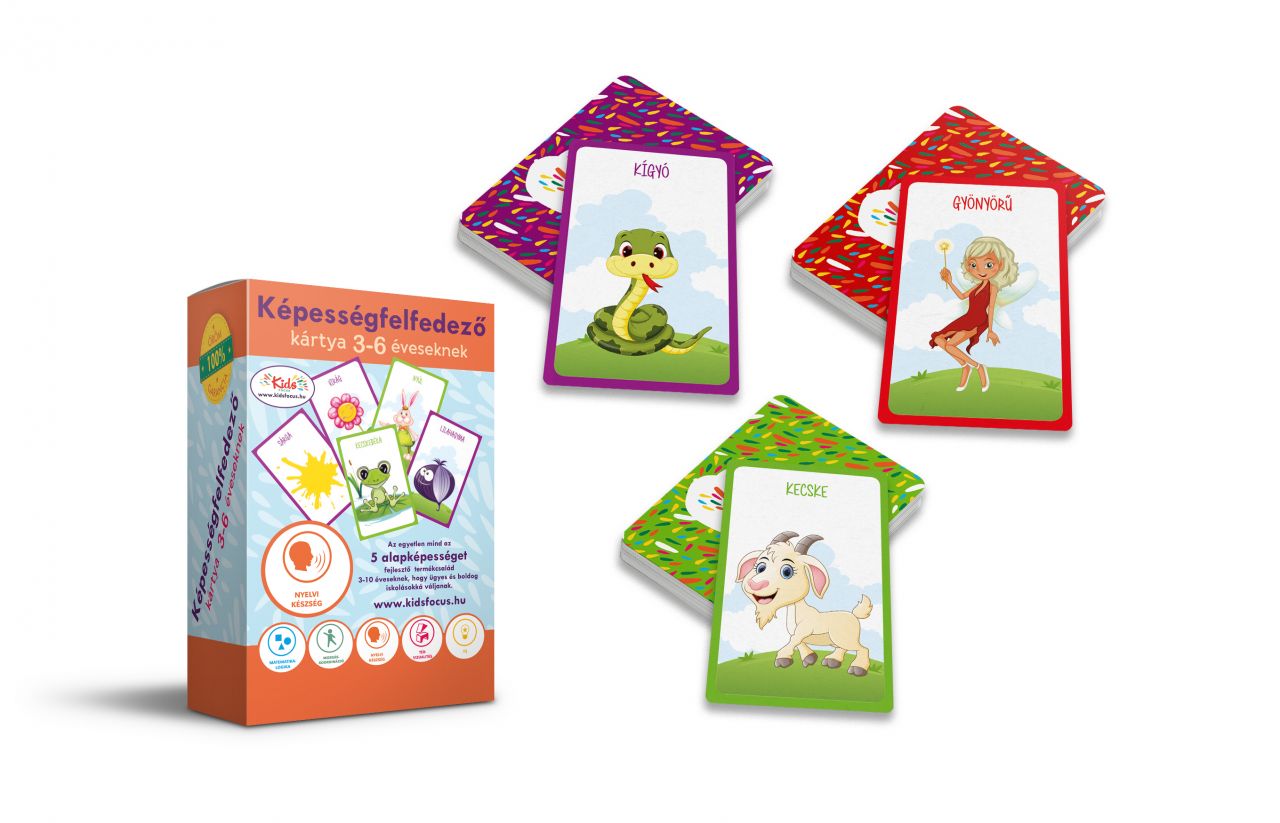 Egérfogó társasjáték 5 alapképességet fejlesztő kártyacsomaggal