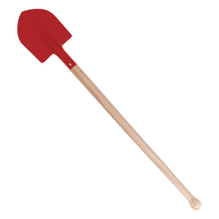 Kerti szerszám, 50 cm-es, piros ásó