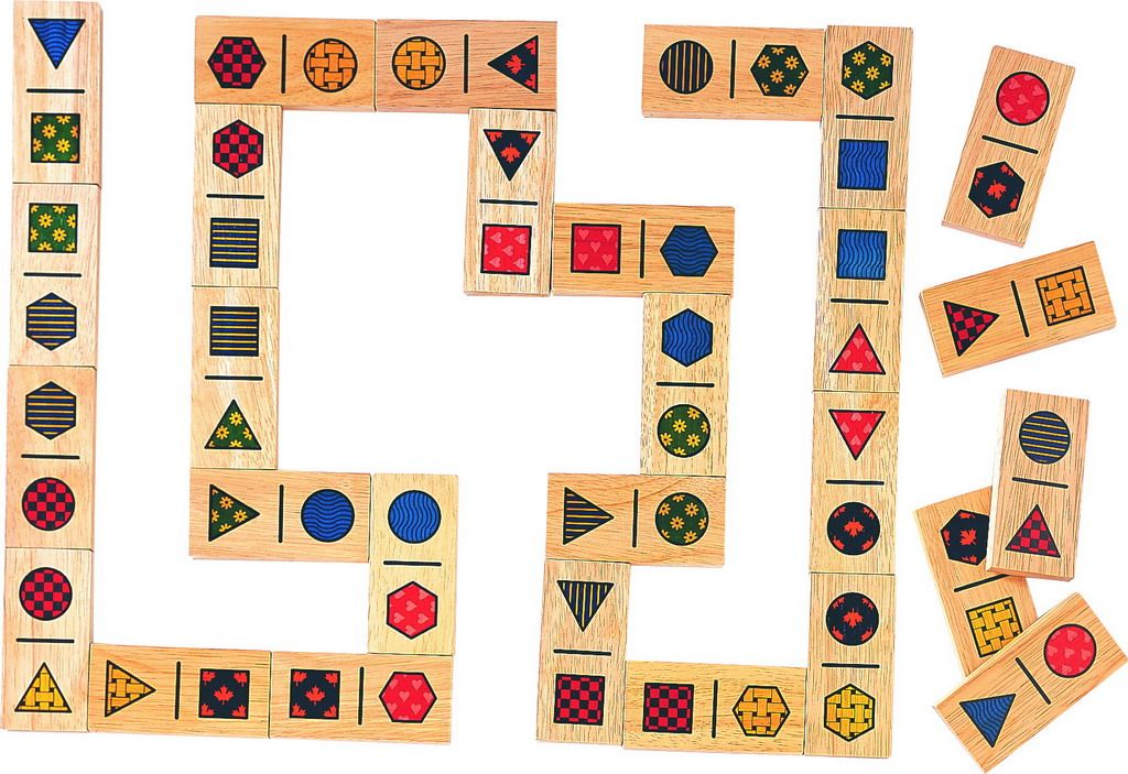 GEOMETRIAI DOMINÓ Voilá GEOMETRIAI DOMINÓ Voilá