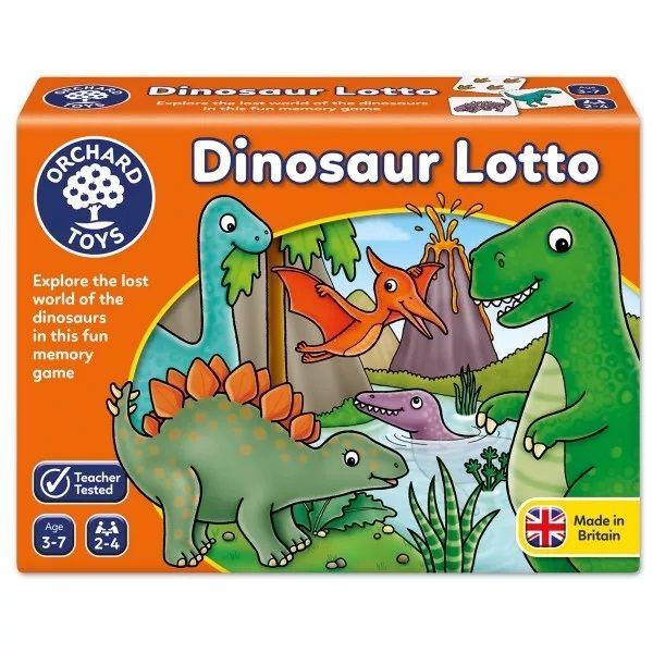 Dinoszaurusz lottó játék, ORCHARD TOYS 