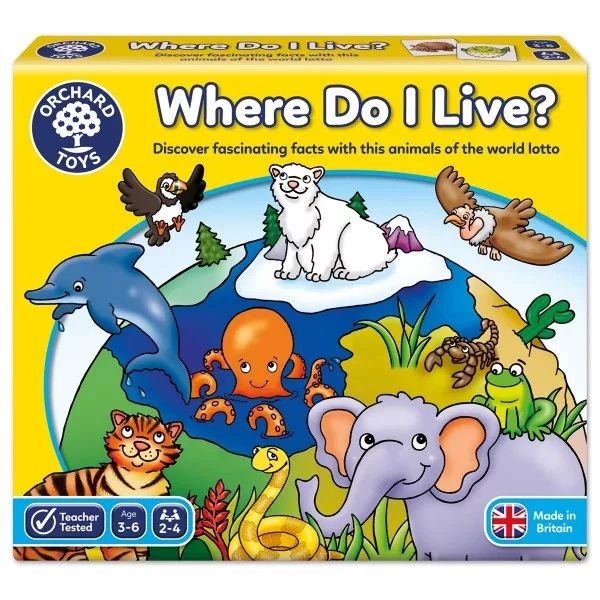Hol laknak az állatok?, ORCHARD TOYS