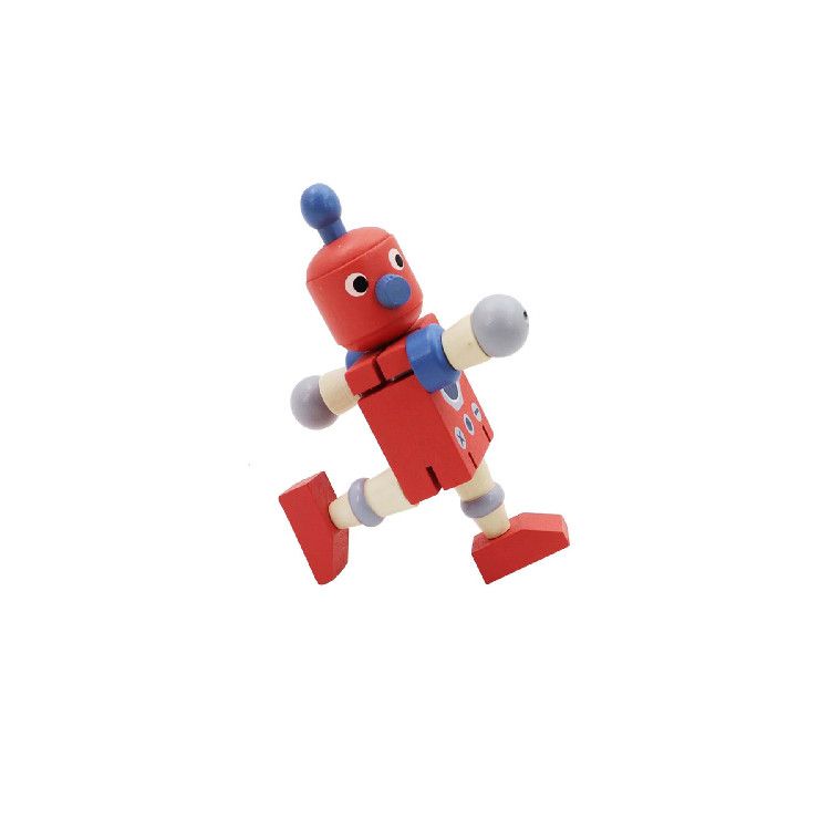Flexibilis robot piros színben